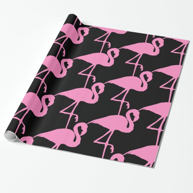 Papier Cadeau Flamant rose rose Thunder_Cove Classic (Déroulé)
