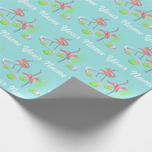 Papier cadeau Flamingo Fandango Duo 2 Name
