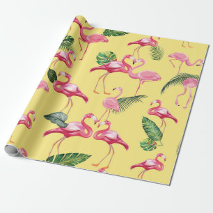 Papier Cadeau Flamingos Love Motif 3