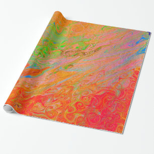 Papier Cadeau Flamme de lave