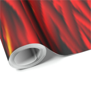 PAPIER CADEAU FLAMMES D'INCENDIE