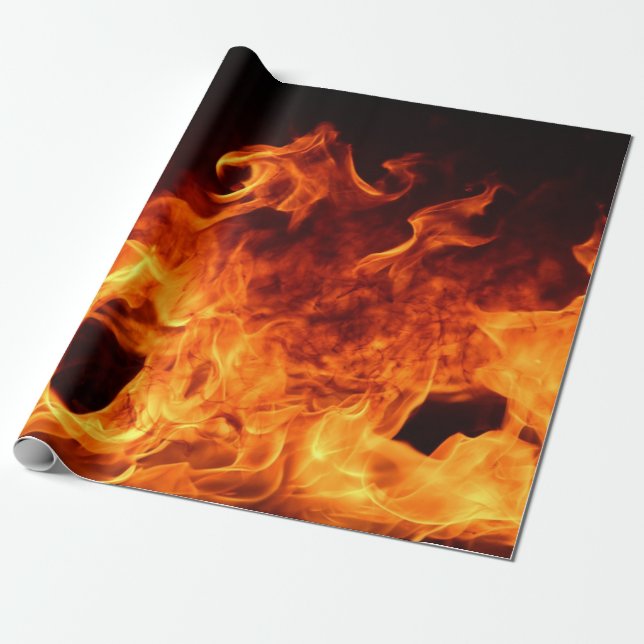 Papier Cadeau Flammes et incendies (Déroulé)