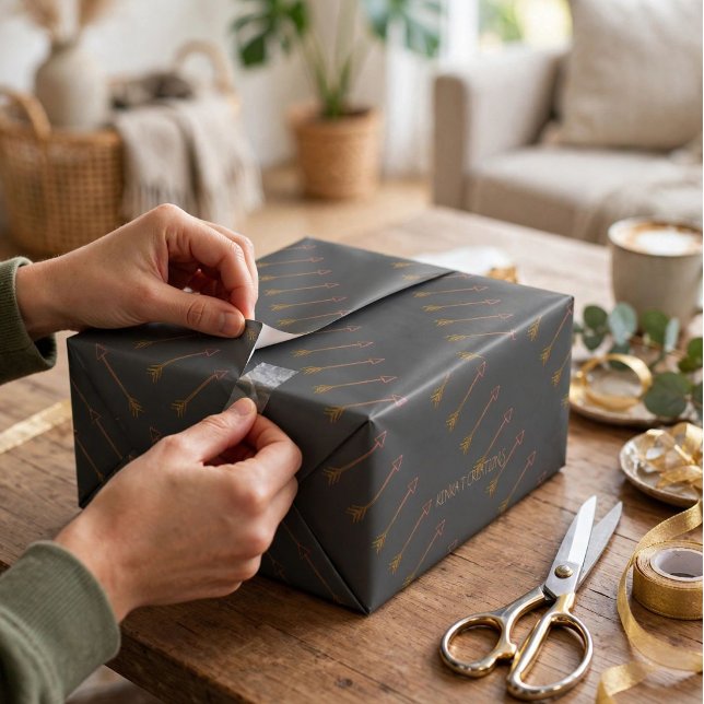 Papier Cadeau Flèches (Créateur téléchargé)