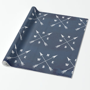 Papier Cadeau Flèches de boussole