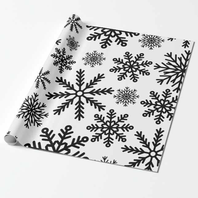 Papier Cadeau Flèches noires (Déroulé)