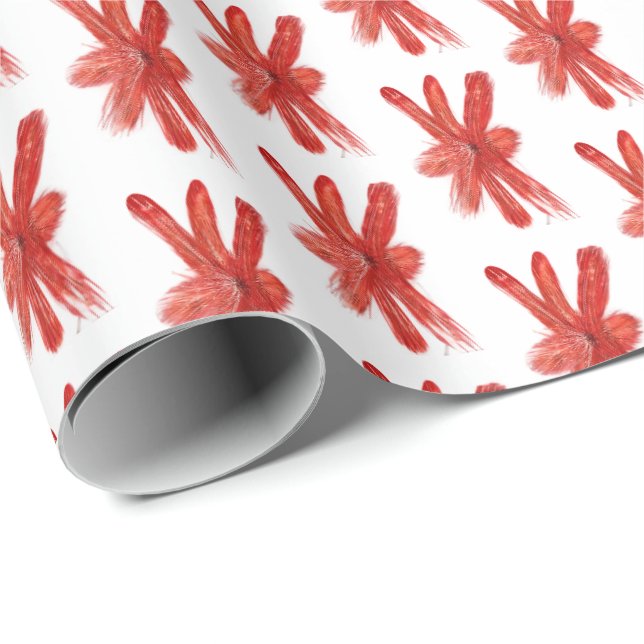 Papier Cadeau Fleur (Coin rond)