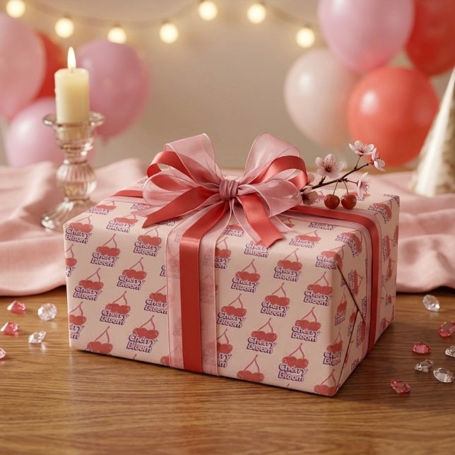 Papier Cadeau Fleur de cerisier (Créateur téléchargé)