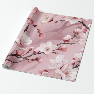 Papier Cadeau Fleur de Cerisier
