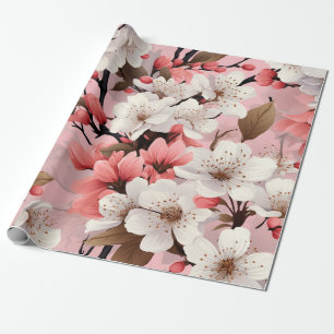 Papier Cadeau Fleur de Cerisier