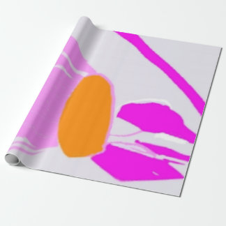 Papier Cadeau Fleur de dessin spontanée