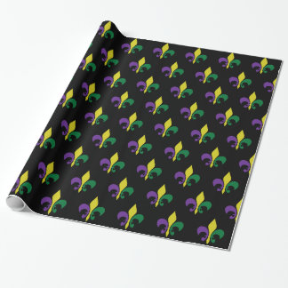 Papier Cadeau ~ Fleur De Lis de mardi gras