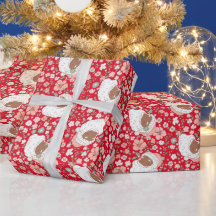 Fleur de Noël Retro Vintage Santa Claus