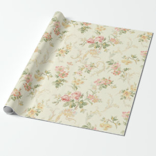 Papier Cadeau Fleur de Pêche