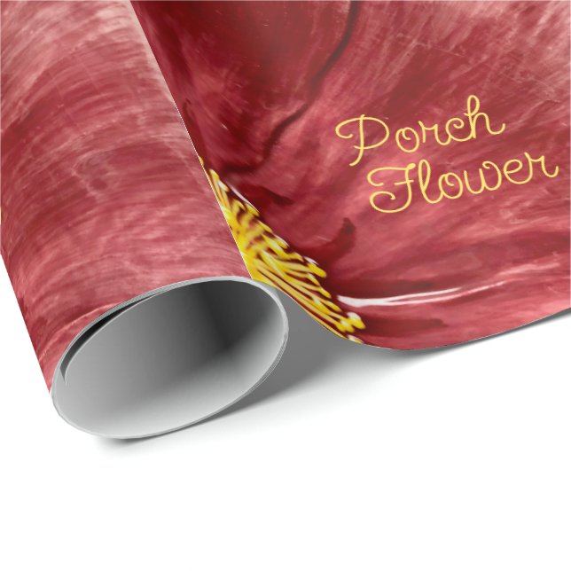 Papier Cadeau Fleur de porche / Original / (Coin rond)