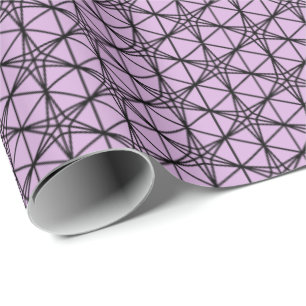 Papier Cadeau Fleur de Rindo motif japonais traditionnel ligne n