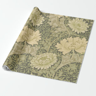Papier Cadeau Fleur de Sauge Chrysanthème de William Morris