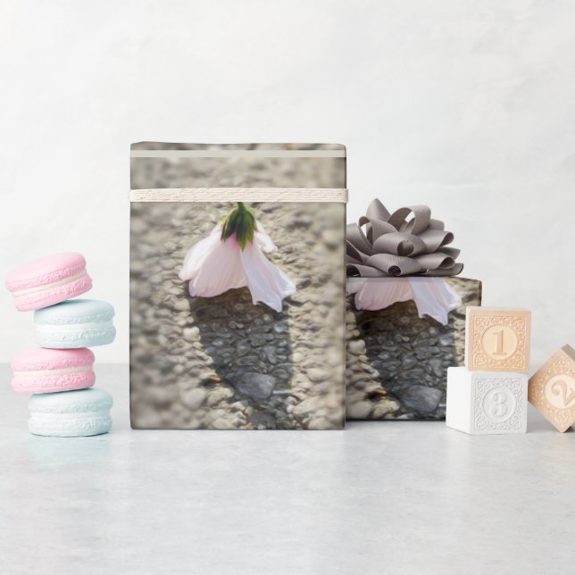 Papier Cadeau Fleur d'échecs (Baby Shower)