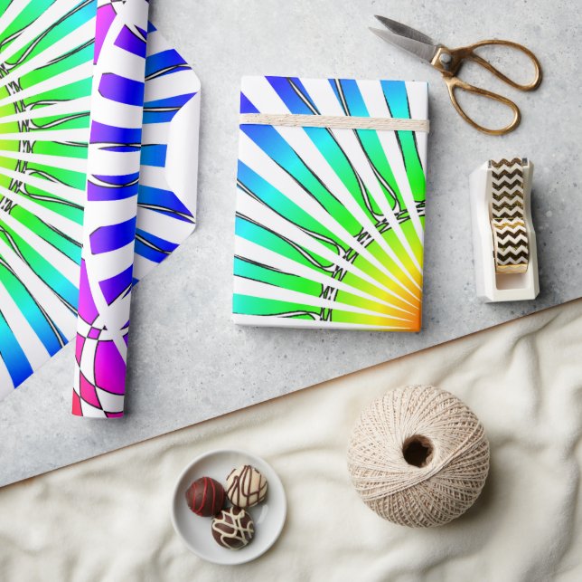 Papier Cadeau Fleur d'été (Artisanat)