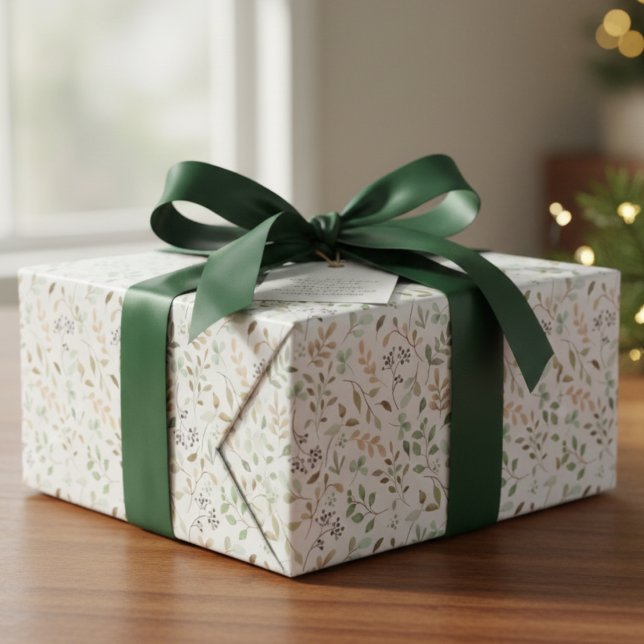 Papier Cadeau Fleur Sauvage Boho  (Créateur téléchargé)