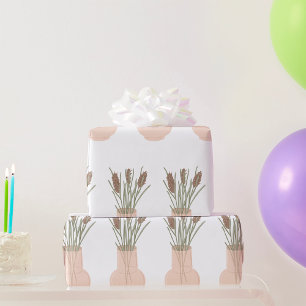 Papier Cadeau Fleur sauvage d'automne