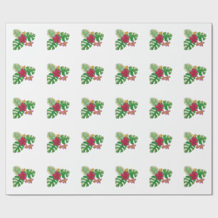 Papier Cadeau Fleur tropicale