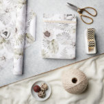 Papier Cadeau Fleur tropicale d'été<br><div class="desc">Un papier cadeau à motif floral tropical estival.</div>