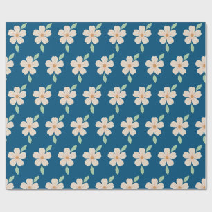 Papier Cadeau Fleuris