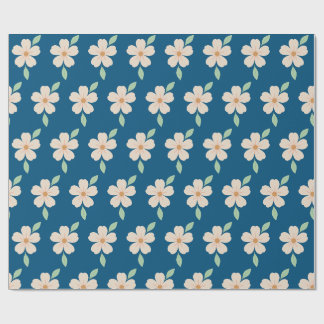 Papier Cadeau Fleuris