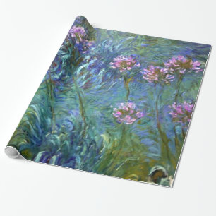 Papier Cadeau Fleurs artistiques de beaux-arts par Monet