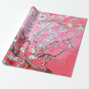 Papier Cadeau Fleurs d'amandier Rose Van Gogh