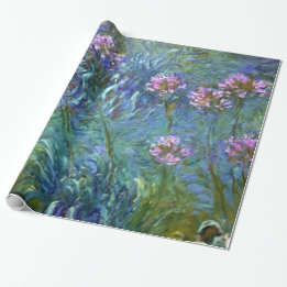 Papier Cadeau Fleurs d'art artistique de Monet