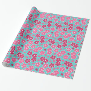 Papier Cadeau Fleurs de cerisier japonaises