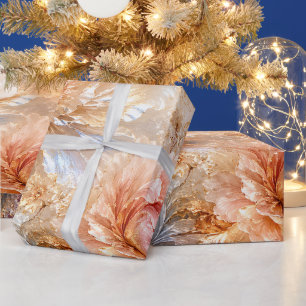 Papier Cadeau Fleurs de Fantaisie Luxueuses