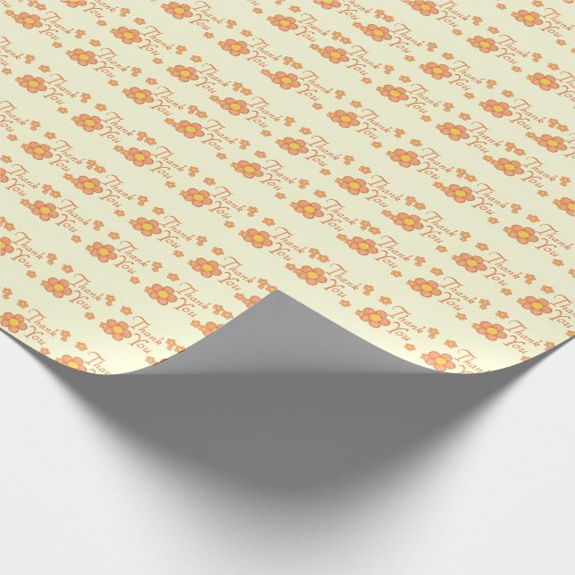 Papier Cadeau Fleurs de Merci (Coin)