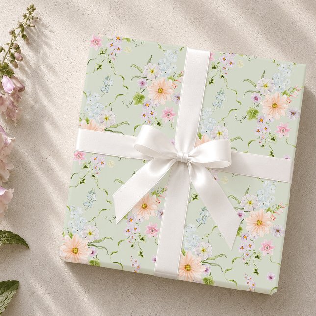 Papier Cadeau Fleurs de prairie anglaise  (Créateur téléchargé)