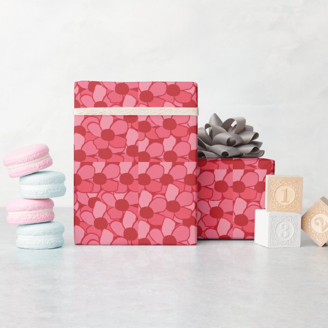 Papier Cadeau Fleurs de prairie printemps été fleurs (Baby Shower)