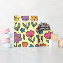 Fleurs de printemps colorées et mignonnes - Roulea