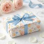 Papier Cadeau Fleurs fantaisistes pastel colorées dessinées à la<br><div class="desc">Papier d'emballage floral pastel élégant et romantique dessiné à la main, parfait pour ajouter une touche délicate et sincère aux mariages, aux enterrements de vie de jeune fille, aux anniversaires de mariage et aux cadeaux attentionnés. Avec des fleurs douces en rose, sauge, bleu clair et tons ensoleillés, ce design charmant...</div>
