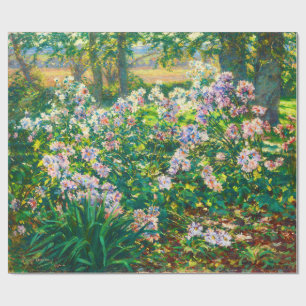 Papier Cadeau Fleurs jolies vintages Illustration Fleurs blanche