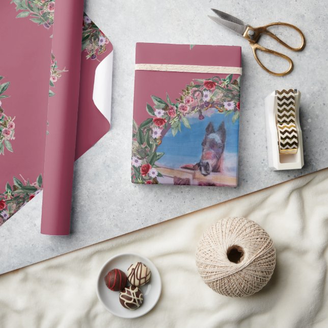 papier cadeau fleurs my sweet jamie (Artisanat)