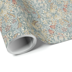 Papier Cadeau Fleurs vintages William Morris Golden Lily
