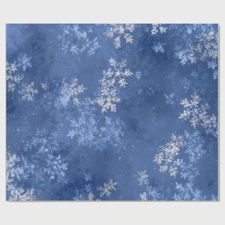 Papier Cadeau Flocon de neige