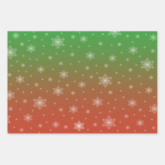 Papier cadeau flocon de neige
