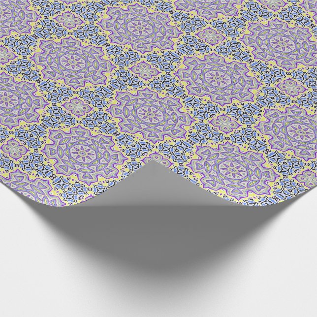 Papier Cadeau Flocon de neige ornemental (Coin)