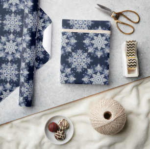 Papier Cadeau Flocons de neige pas ordinaires III