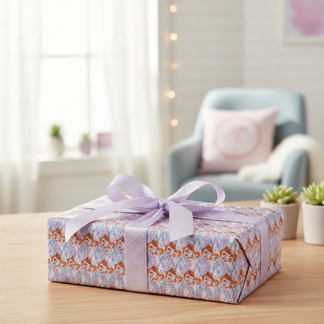 Papier Cadeau Floraison (Créateur téléchargé)