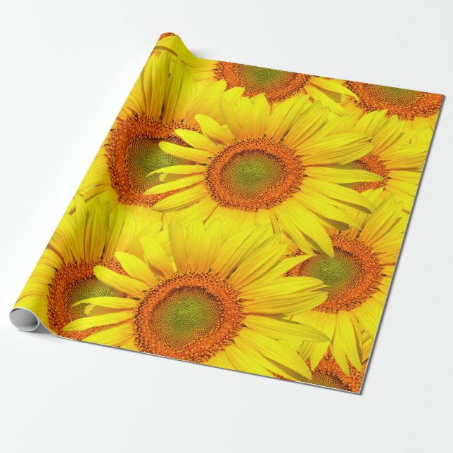 Papier Cadeau Floral (Déroulé)