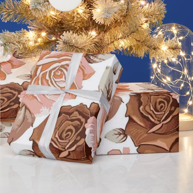 Papier Cadeau Floral (Vacances)