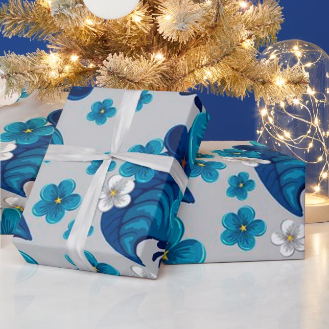 Papier Cadeau Floral (Vacances)
