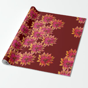 Papier Cadeau Floral DreM fLOWERS dIGITAL dRAWING